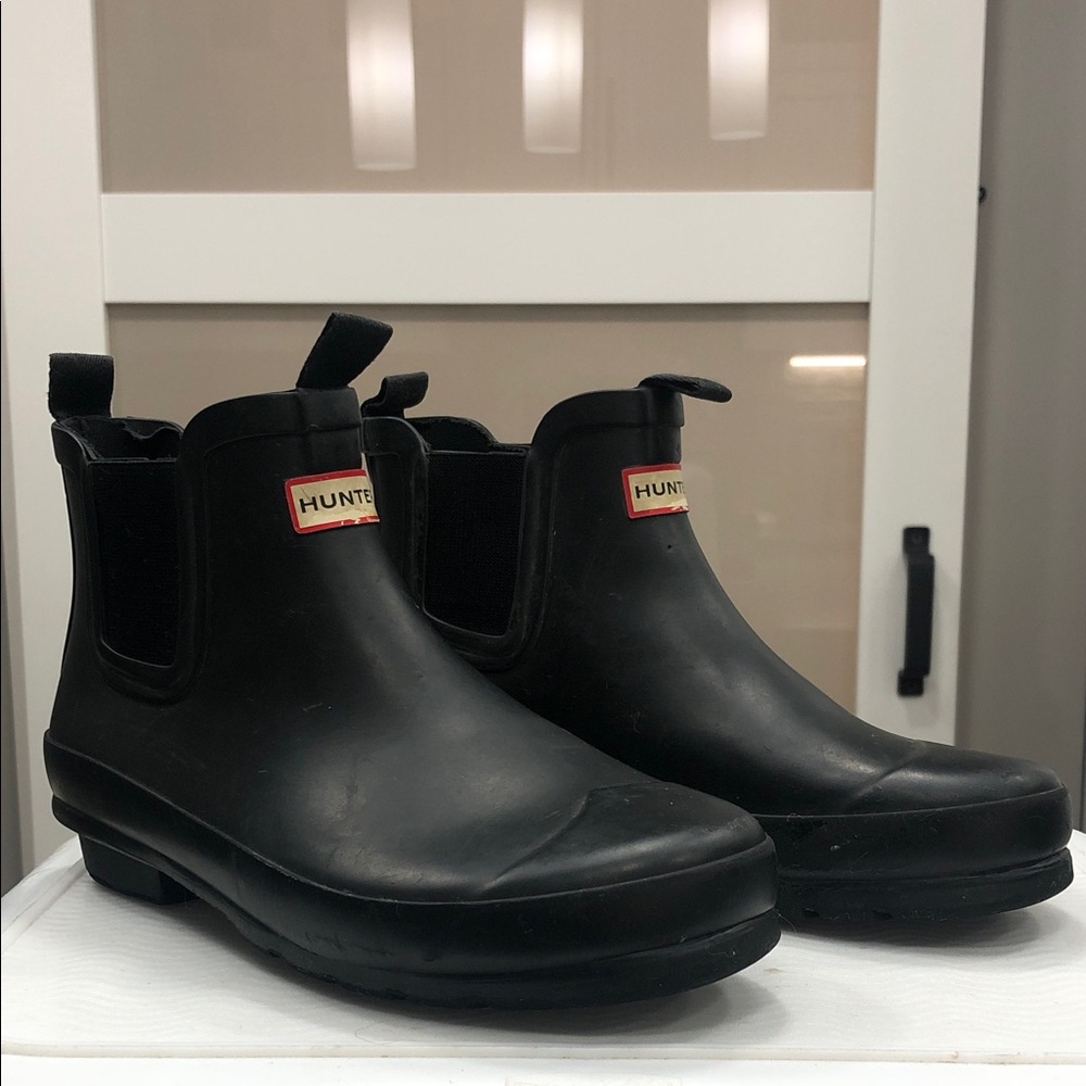 Hunter Chelsea Rubber Boots – Black – Women’s Size ~6 (Estimated)